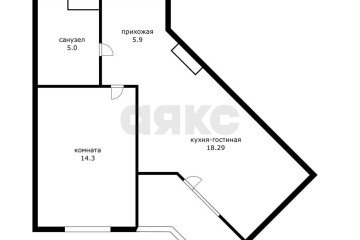 Фото №5: 1-комнатная квартира 44 м² - Краснодар, мкр. 2-я Площадка, ул. Ветеранов, 85к5