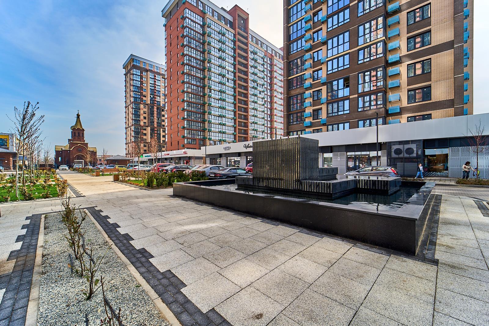 Фото №10: Студия 28 м² - Знаменский, Карасунский внутригородской округ, мкр. Родные Просторы, ул. Природная, 10Бк24