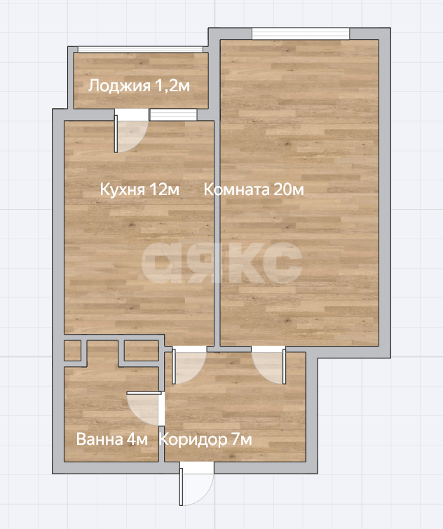 Фото №17: 1-комнатная квартира 42 м² - Липецк, Елецкий, ул. Хренникова, 6А