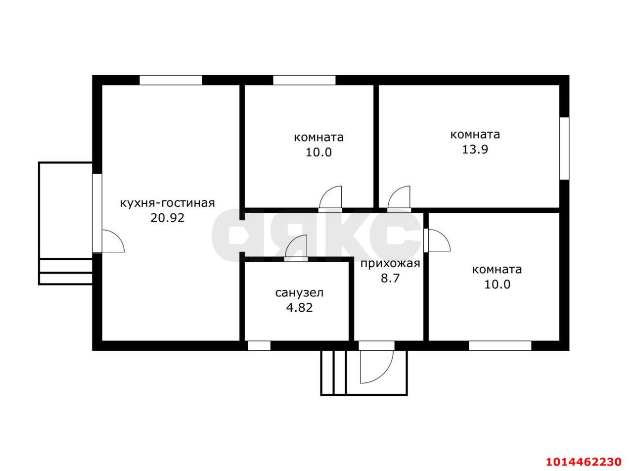 Фото №1: Дом 71 м² + 3 сот. - Южный, коттеджный  Южная столица, ул. Волжская, 66