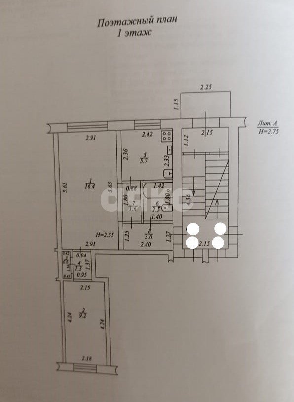 Фото №26: 2-комнатная квартира 45 м² - Темрюк, ул. Розы Люксембург, 10А