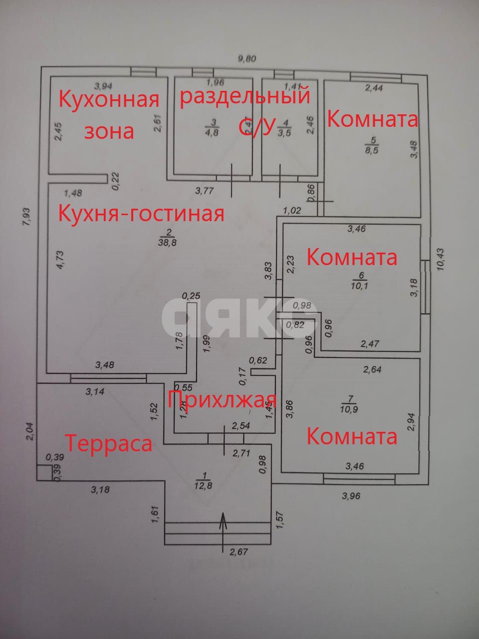 Фото №30: Дом 88 м² + 6 сот. - Темрюк, Родник, ул. Садовая, 268