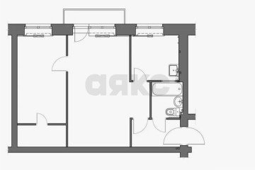 Фото №4: 2-комнатная квартира 45 м² - Краснодар, мкр. Западный внутригородской округ, ул. Брянская, 2А