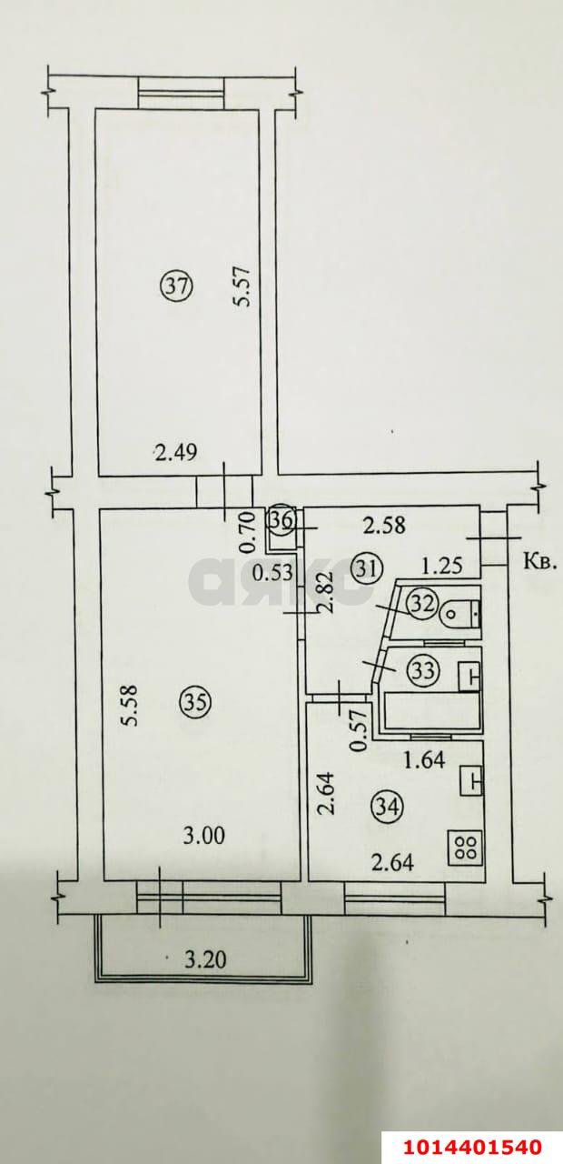 Фото №8: 2-комнатная квартира 48 м² - Краснодар, жилой комплекс Три Богатыря, 