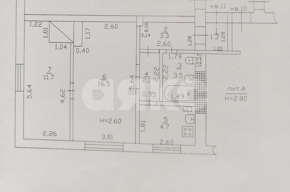 Фото №15: 2-комнатная квартира 45 м² - Темрюк, ул. Ленина, 37