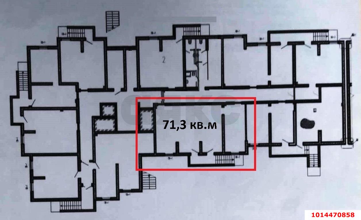 Фото №7: Офисное помещение 72 м² - Краснодар, Черёмушки, ул. Новороссийская, 90/2