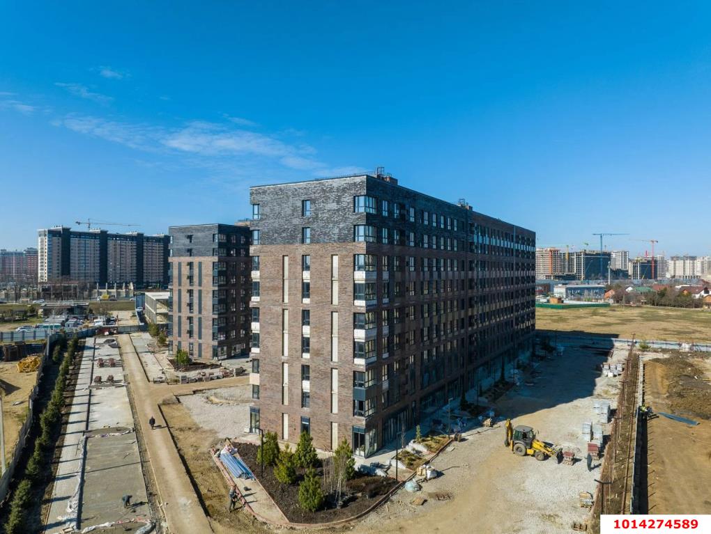 Фото №1: 1-комнатная квартира 38 м² - Краснодар, Прикубанский внутригородской округ, мкр. жилой комплекс Зелёная Территория, ул. имени Генерала Брусилова, 5лит1.1