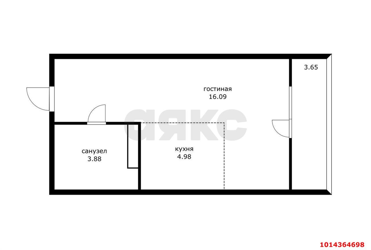 Фото №9: Студия 28 м² - Краснодар, Достояние, ул. Конгрессная, 29