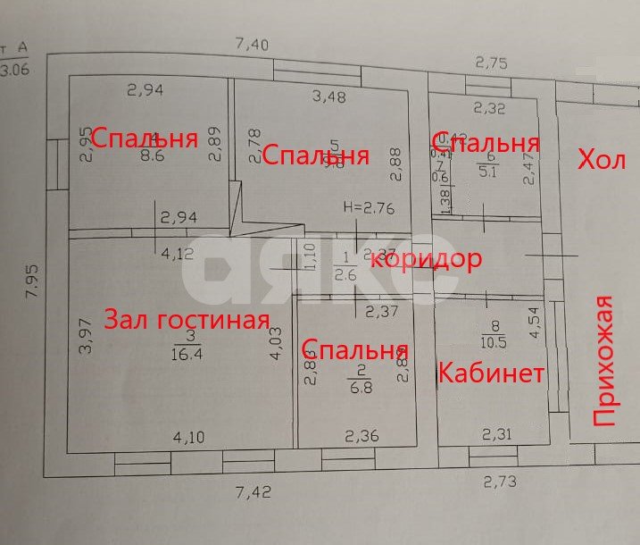 Фото №44: Дом 151 м² + 18.92 сот. - Темрюк, Комсомольский, ул. Гагарина, 47