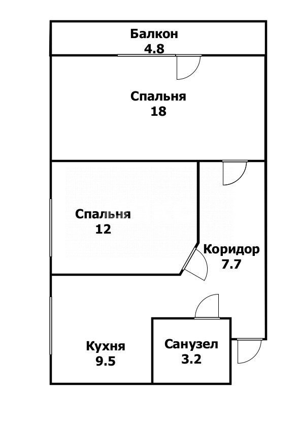 Фото №13: 2-комнатная квартира 50 м² - Геленджик, Магилат, ул. Александра Блока, 40