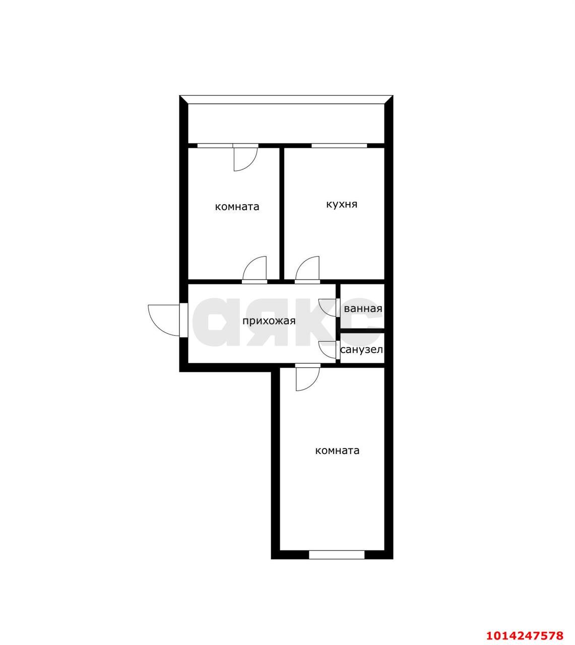 Фото №7: 2-комнатная квартира 50 м² - Краснодар, имени Петра Метальникова, ул. Защитников Отечества, 5