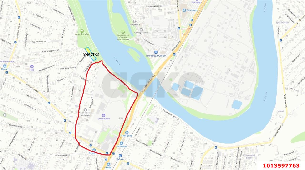 Фото №4: Земельный участок 12 сот. - Яблоновский, пер. Бжассо