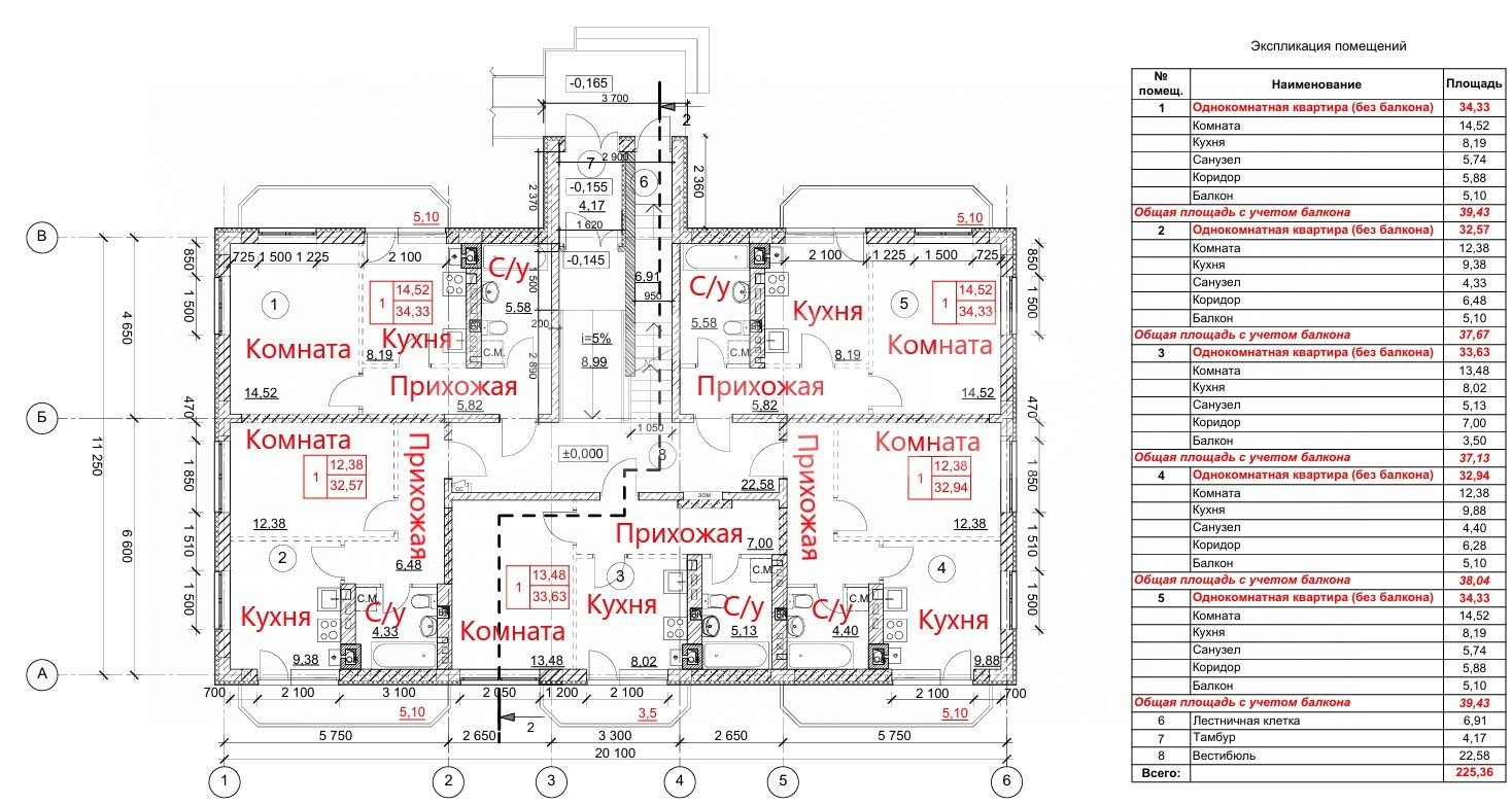 Фото №32: 1-комнатная квартира 34 м² - Ахтанизовская, ул. Красная, 19Б
