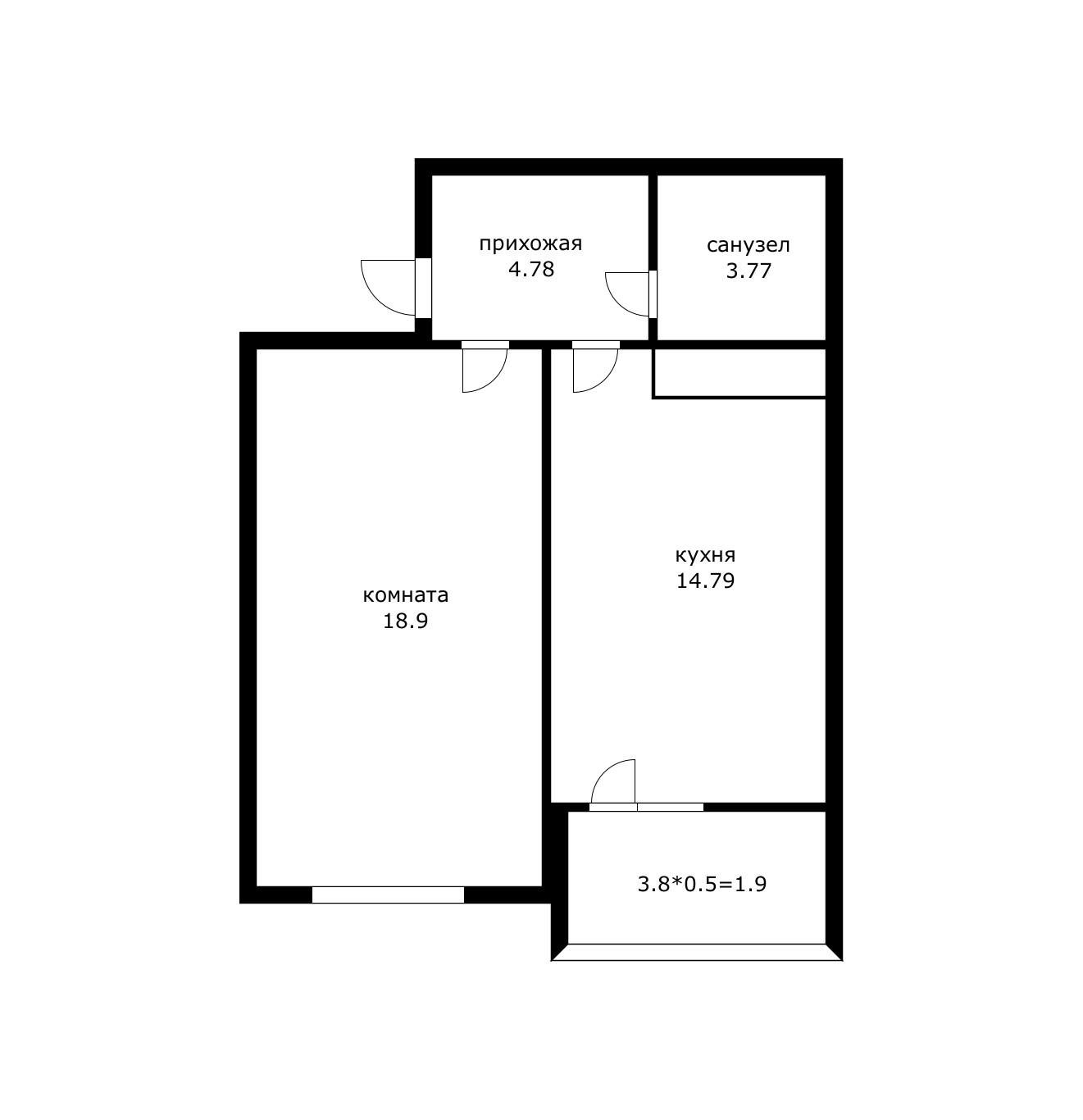 Фото №12: 1-комнатная квартира 47 м² - Краснодар, Прикубанский внутригородской округ, мкр. ЖК Красная Площадь, ул. Кореновская, 57к2