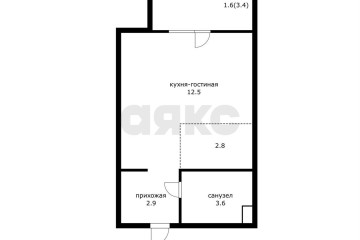 Фото №5: Студия 22 м² - Краснодар, мкр. жилой комплекс Спортивная Деревня, ул. имени Генерала Корнилова, 12к1
