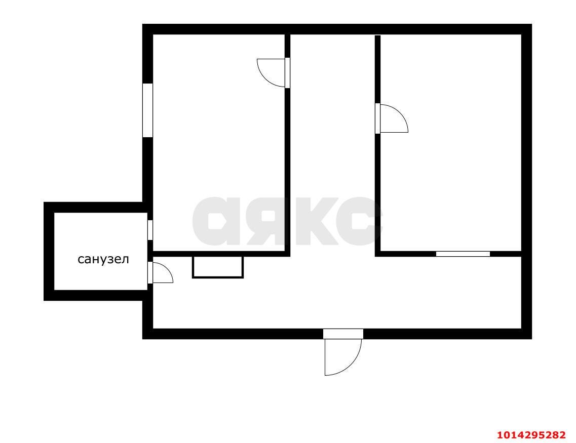 Фото №11: 2-комнатная квартира 50 м² - Краснодар, Прикубанский внутригородской округ, Завод Радиоизмерительных Приборов, п. Калинино, ул. им. Ягодина М. Д., 40