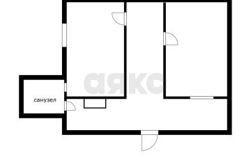 Фото №1: 2-комнатная квартира 50 м² - Краснодар, п. Калинино, ул. им. Ягодина М. Д., 40