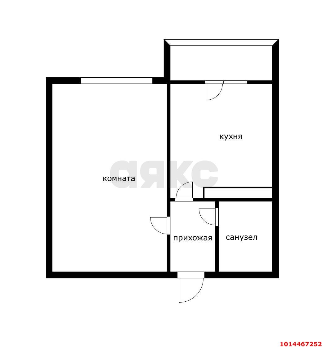 Фото №10: 1-комнатная квартира 38 м² - Краснодар, Почтовый, пр-кт имени писателя Знаменского, 25/1