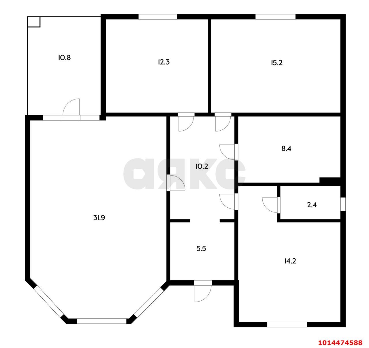 Фото №7: Дом 121 м² + 4.88 сот. - Ленина, КП Приморский, Карасунский внутригородской округ, п. коттеджный  Приморский, ул. Приморская, 238