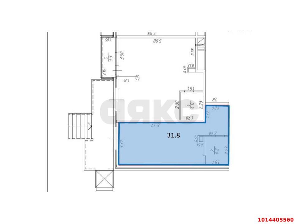 Фото №5: Коммерция 31 м² - Краснодар, жилой комплекс Небо, Прикубанский внутригородской округ, мкр. 9-й километр, ул. Ярославская, 115лит5