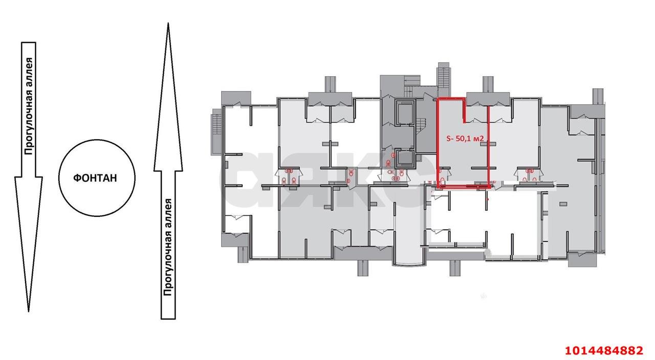 Фото №13: Торговое помещение 51 м² - Краснодар, жилой комплекс Дружный, ул. Адмирала Серебрякова, 3к1