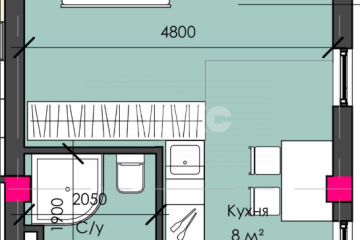 Фото №1: 1-комнатная квартира 37 м² - Симферополь, р. Центральный, ул. Батурина, 13