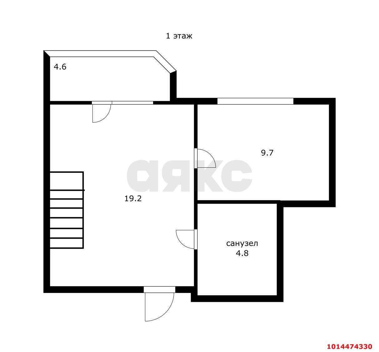 Фото №15: 2-комнатная квартира 74 м² - Яблоновский, ул. Лаухина, 11