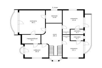 Фото №3: Дом 487 м² - Краснодар, мкр. Центральный, ул. Краснодонская, 39