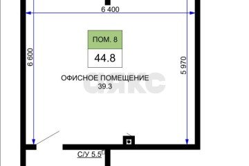 Фото №3: Торговое помещение 45 м² - Краснодар, мкр. жилой комплекс Дыхание, 