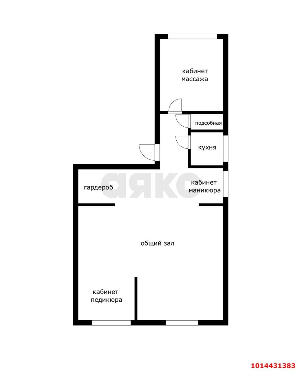 Фото №10: Студия 69 м² - Краснодар, Прикубанский внутригородской округ, Калинино, мкр. Краевая Клиническая Больница, ул. 1 Мая, 298
