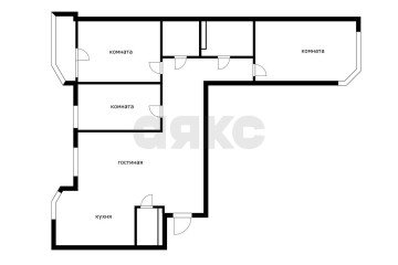 Фото №1: 3-комнатная квартира 140 м² - Краснодар, мкр. Центральный, ул. имени Пушкина, 12
