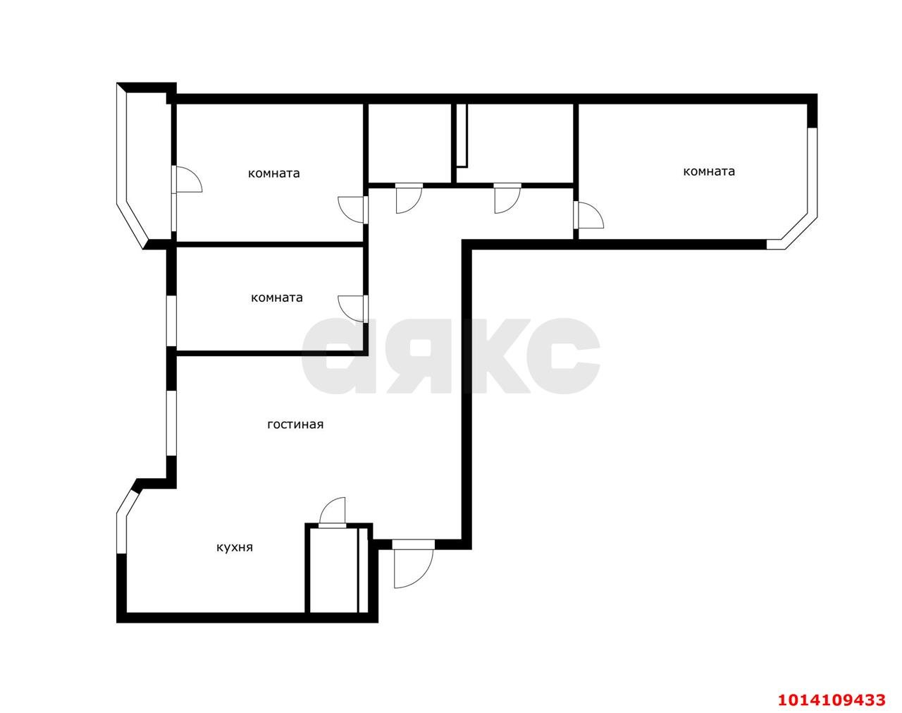 Фото №1: 3-комнатная квартира 140 м² - Краснодар, Центральный, ул. имени Пушкина, 12