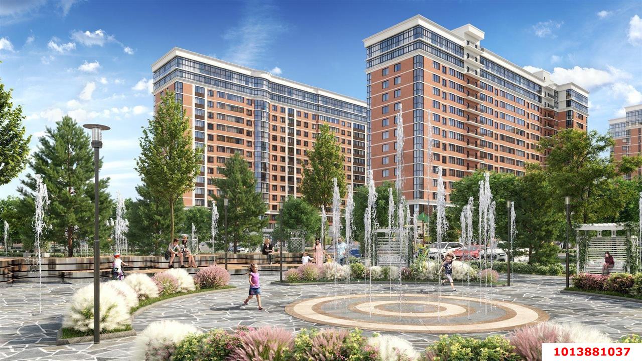 Фото №6: 1-комнатная квартира 36 м² - Краснодар, Прикубанский внутригородской округ, мкр. жилой комплекс Самолёт-6