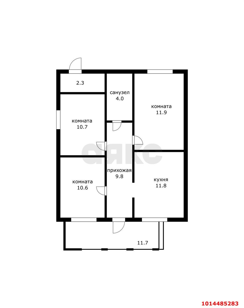 Фото №13: Дом 70 м² + 3 сот. - Тензоприбор, мкр. Прикубанский внутригородской округ, ул. Мичурина, 194