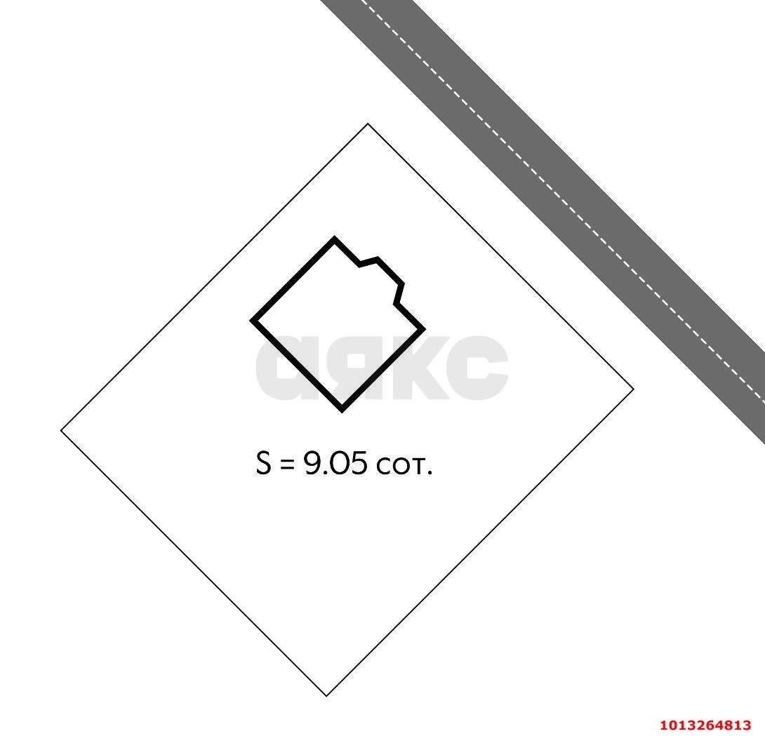 Фото №6: Земельный участок 9.05 сот. - Индустриальный, Прикубанский внутригородской округ, мкр. Дивный, ул. Ивовая, 11
