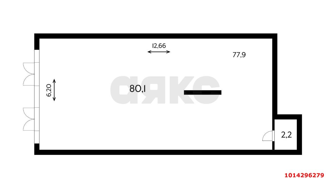 Фото №8: Торговое помещение 81 м² - Краснодар, жилой комплекс Сармат, ул. Константина Гондаря, 98