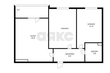 Фото №1: 2-комнатная квартира 51 м² - Краснодар, мкр. жилой комплекс Южане, ул. Даниила Смоляна, 80/1