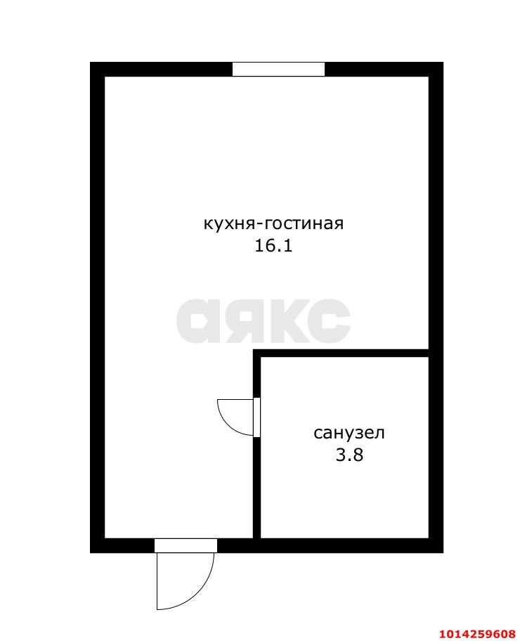 Фото №8: Студия 20 м² - Краснодар, Музыкальный, ул. имени Ф.И. Шаляпина, 33/2литБ