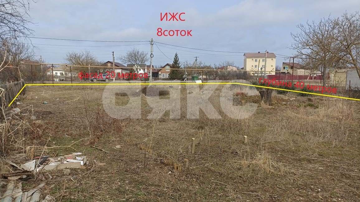 Фото №1: Земельный участок под ИЖС 8 сот. - Пересыпь, ул. Бондаревой