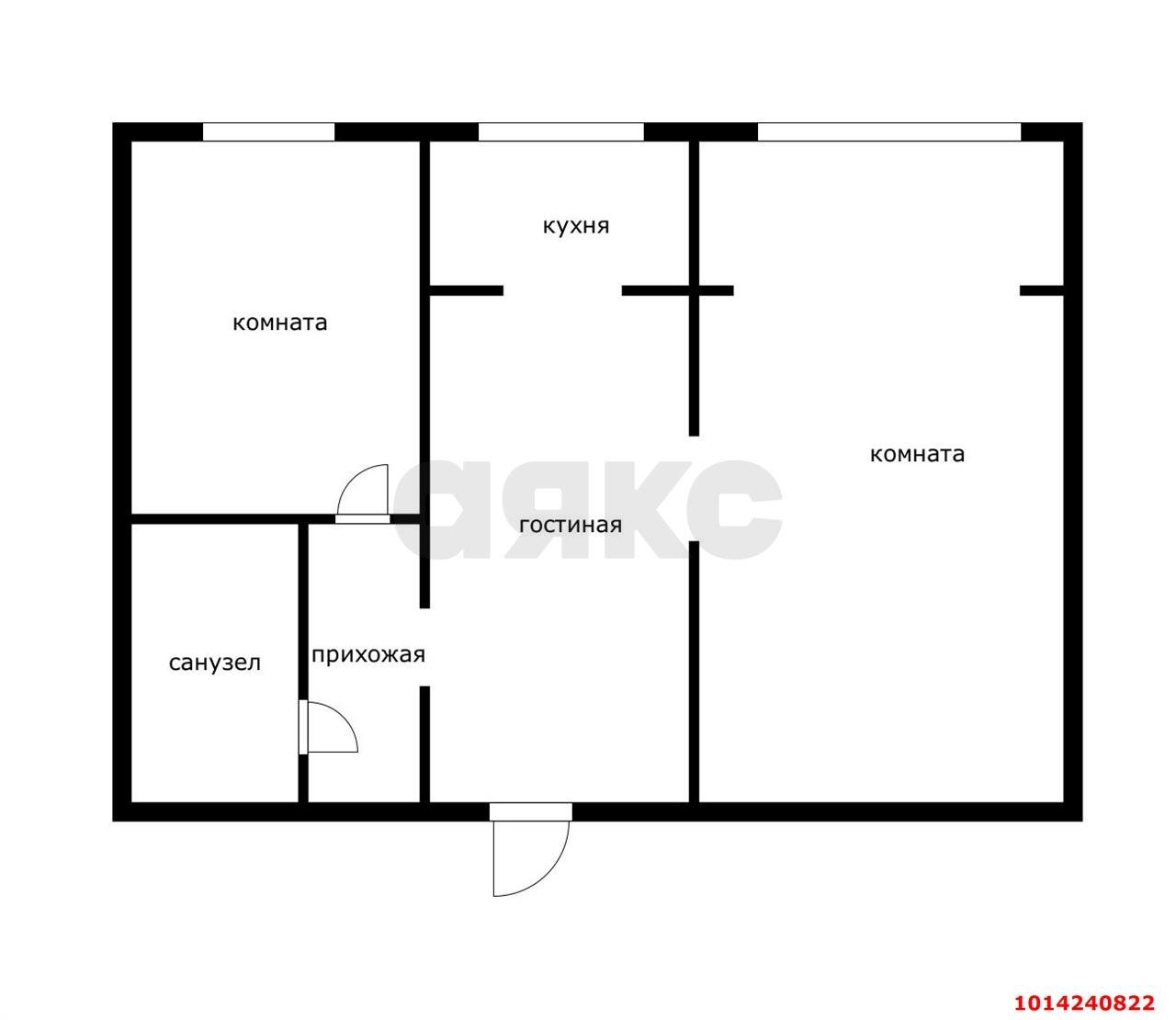 Фото №18: 2-комнатная квартира 48 м² - Краснодар, Центральный, ул. Орджоникидзе, 64