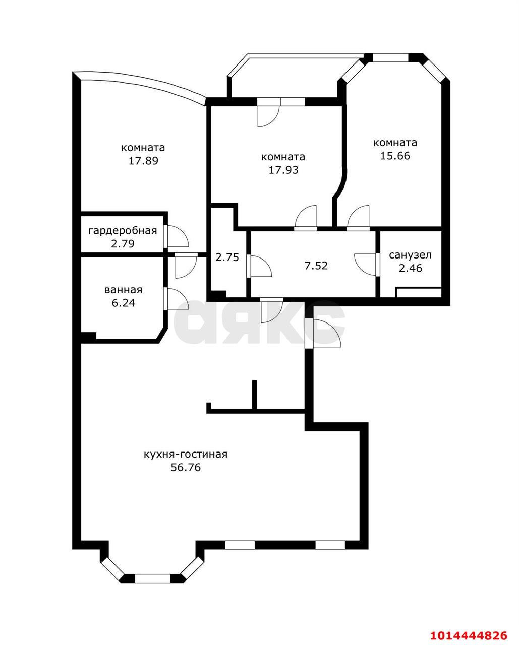 Фото №18: 3-комнатная квартира 135 м² - Краснодар, Солнечный, ул. Архитектора Ишунина, 4
