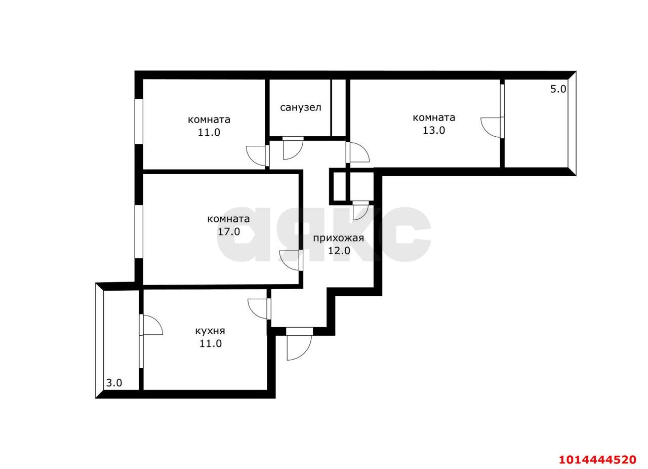 Фото №17: 3-комнатная квартира 75 м² - Краснодар, Дубинка, ул. КИМ, 1