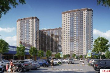 Фото №2: 1-комнатная квартира 39 м² - Краснодар, мкр. Музыкальный, ул. Российская, 257/7