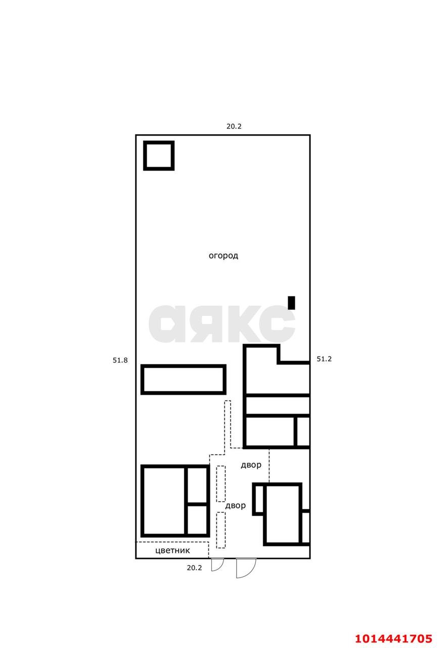 Фото №4: Земельный участок 10 сот. - Индустриальный, мкр. Прикубанский внутригородской округ, ул. Комсомольская, 18
