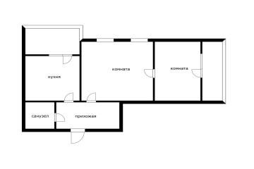 Фото №1: 2-комнатная квартира 55 м² - Краснодар, мкр. Любимово, 18