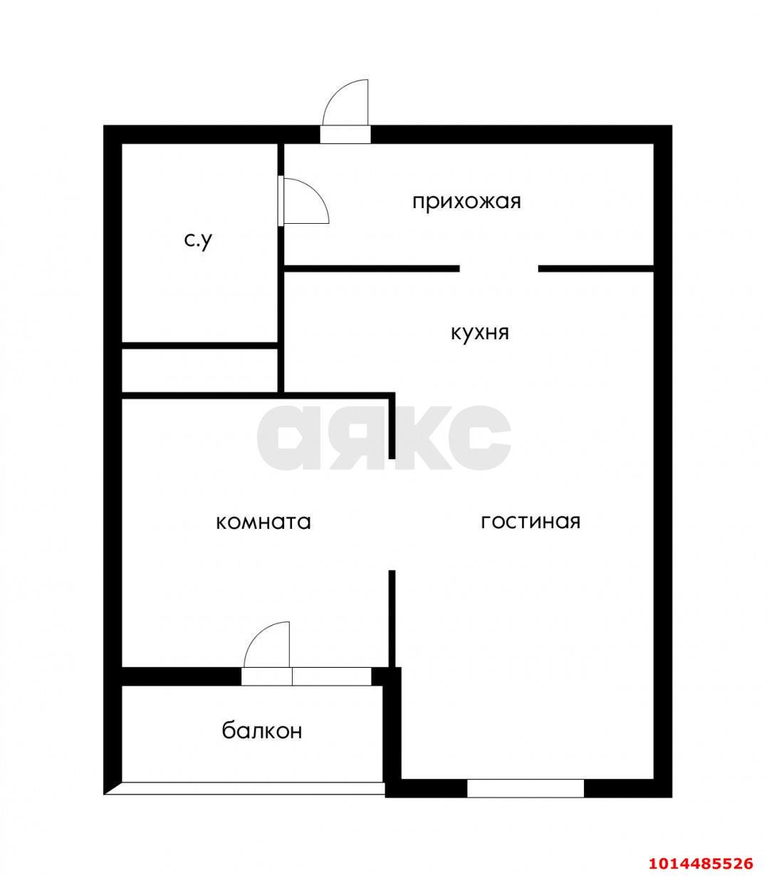 Фото №15: 1-комнатная квартира 40 м² - Краснодар, жилой комплекс Победа-2, ул. Цезаря Куникова, 35