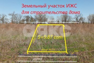Фото №1: Земельный участок под ИЖС - Темрюк, п. Комсомольский, ул. Ильи Павленко, 347