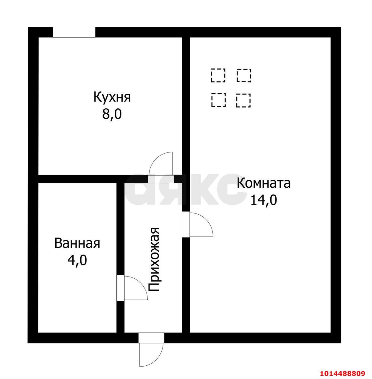 Фото №2: 1-комнатная квартира 31 м² - Ленина, жилой комплекс Хуторок, ул. Наримановская, 10к4