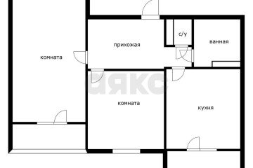 Фото №3: 2-комнатная квартира 56 м² - Краснодар, мкр. Почтовый, ул. имени Валерия Гассия, 22