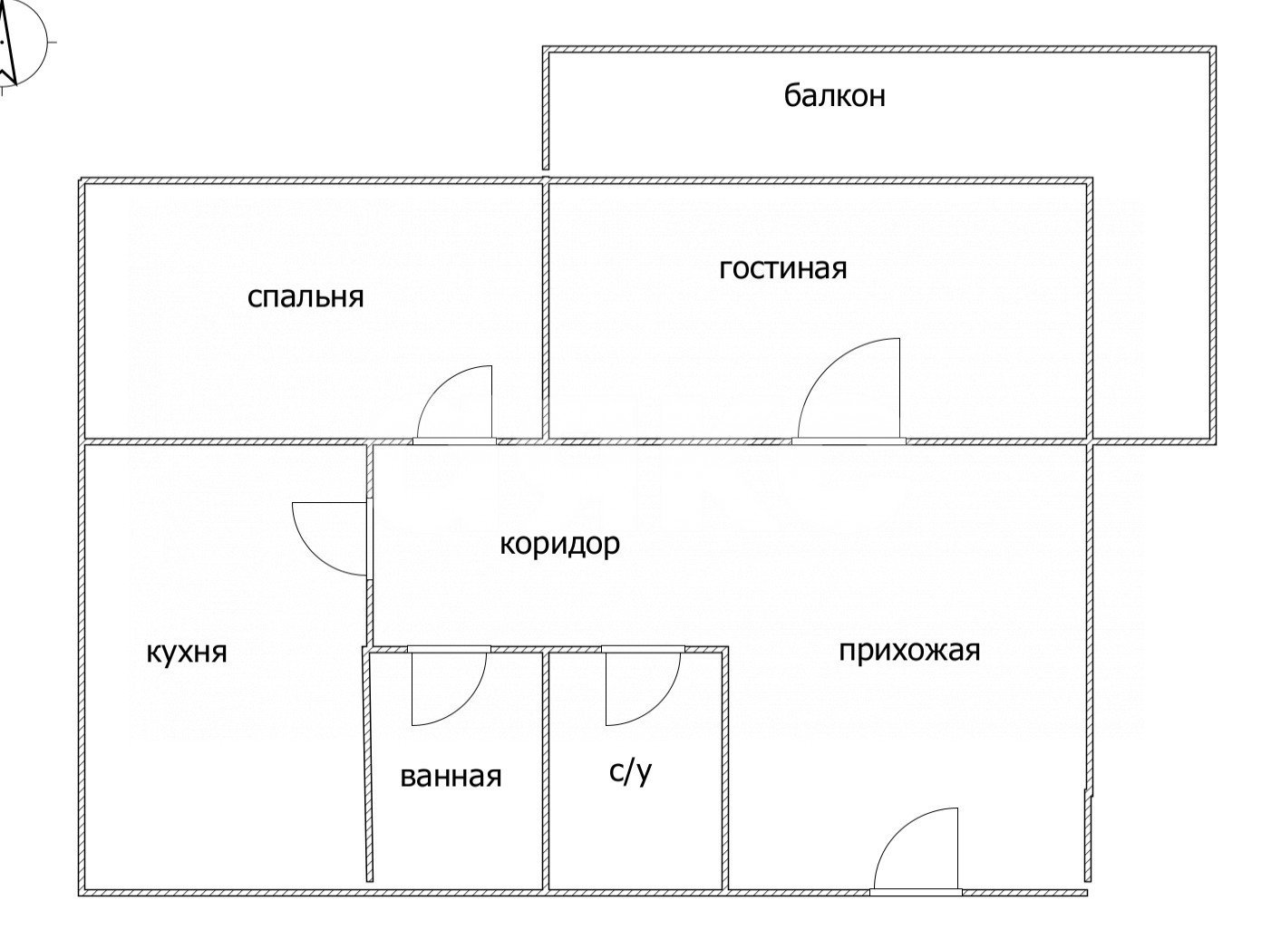 Фото №13: 2-комнатная квартира 47 м² - Майкоп, квартал Нефтянка, ул. Пролетарская, 449